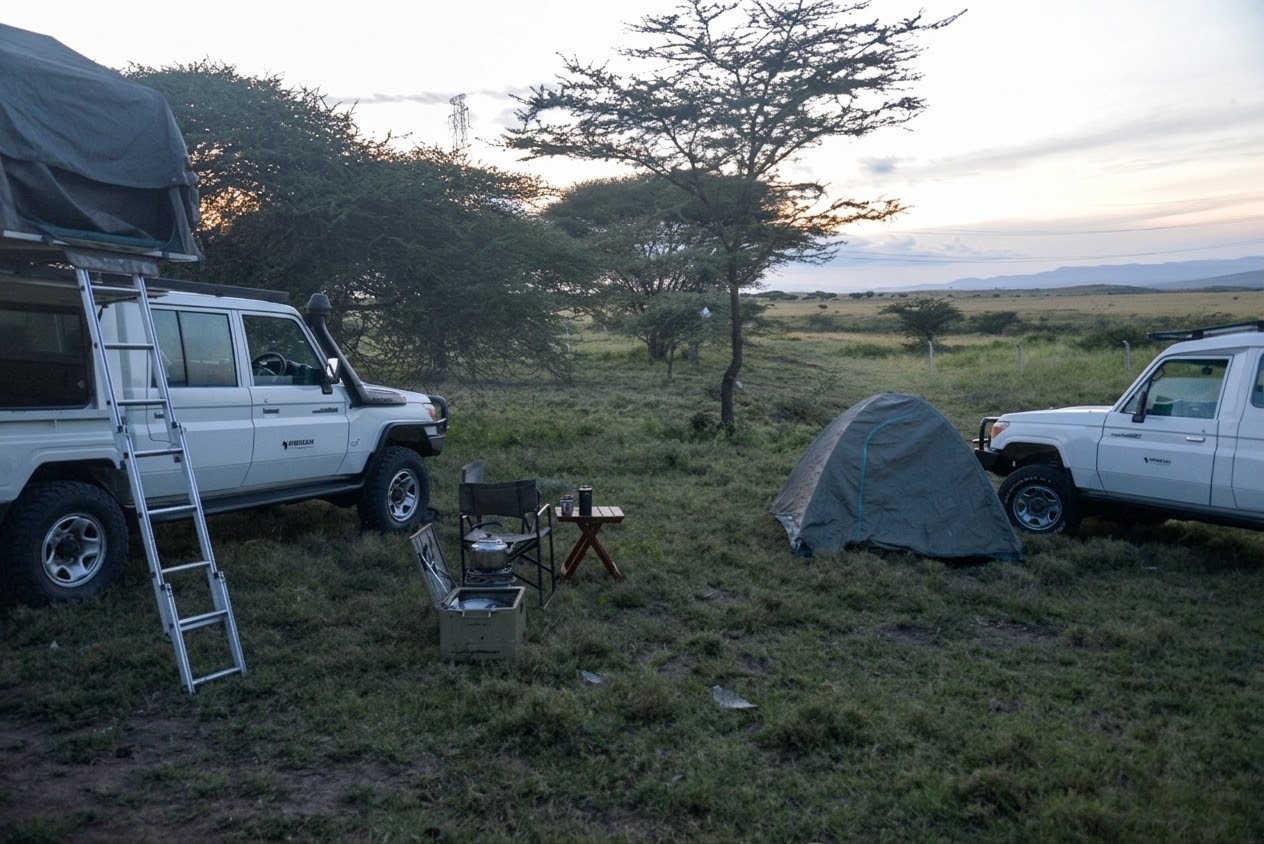Camping equipment Tanzania self-drive safari